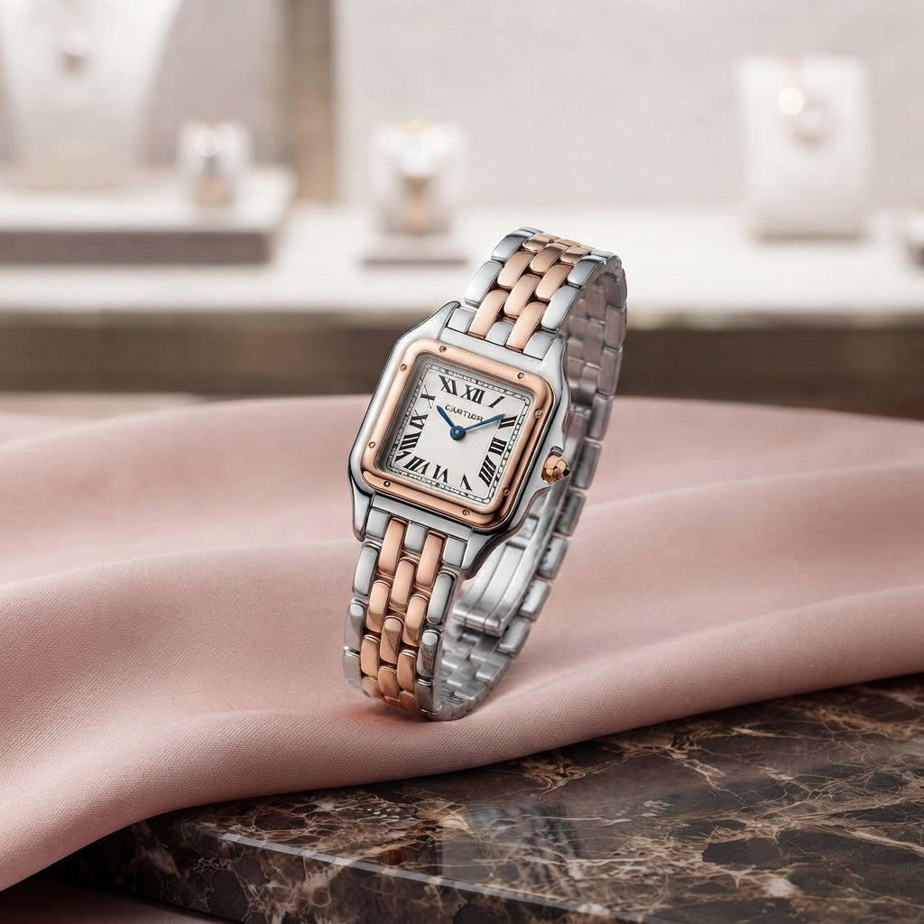Cartier Luxury Square Dial Women Watch