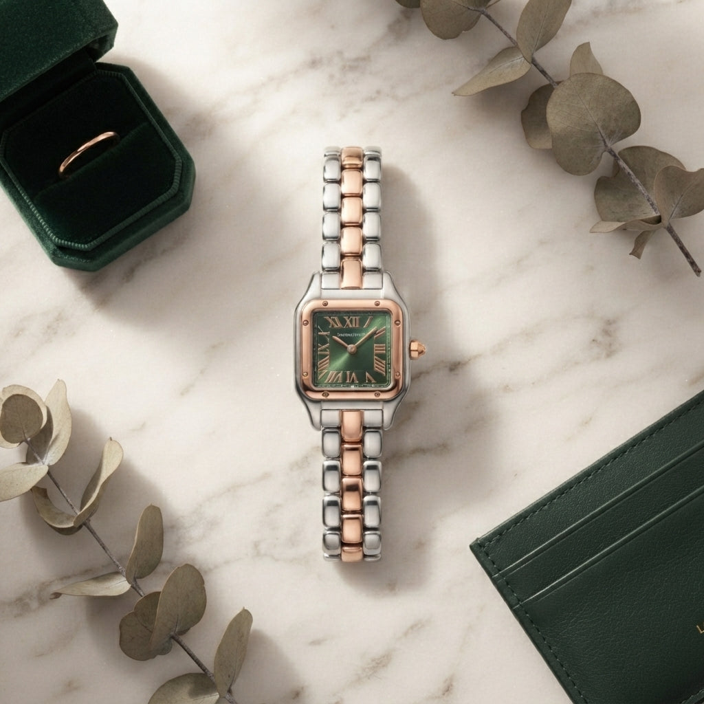 Cartier Luxury Square Dial Women Watch