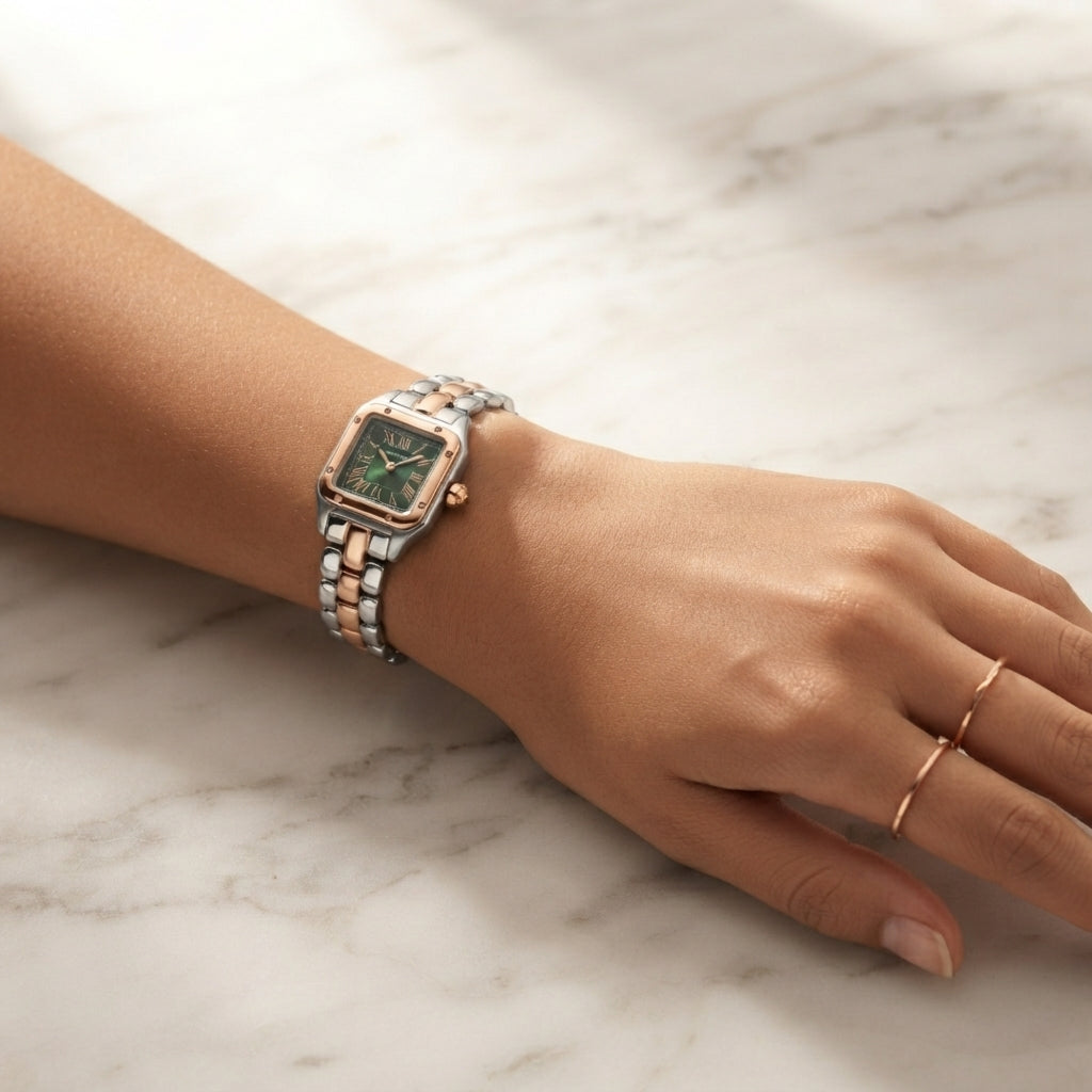 Cartier Luxury Square Dial Women Watch